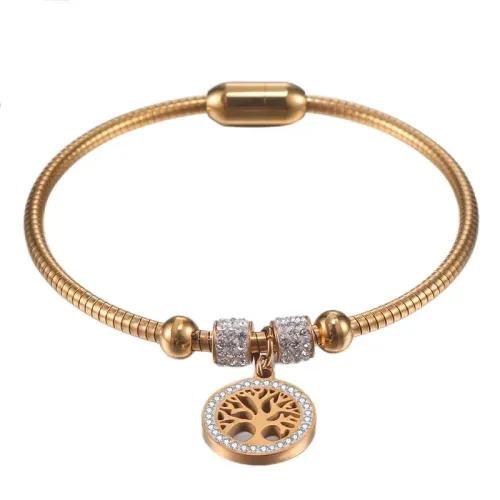 BTM587 Christmas tree titanium steel bracelet girls stainless steel bracelet jewelry