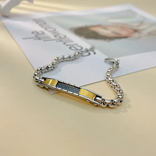 BTM196 Stainless Steel Men's and Women's Glossy Titanium Steel Pearl Bracelet