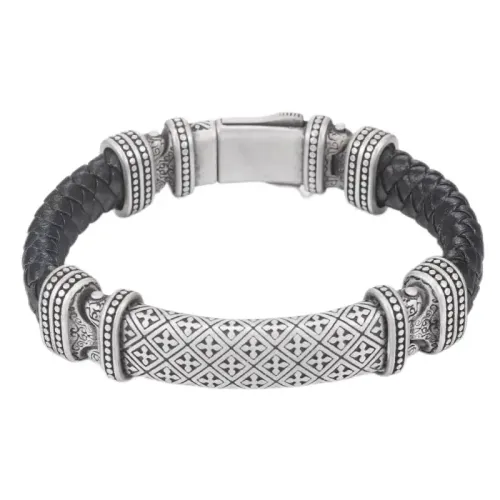 BTM588 Religious Totem Titanium Steel Men's Stainless Steel Bracelet Jewelry