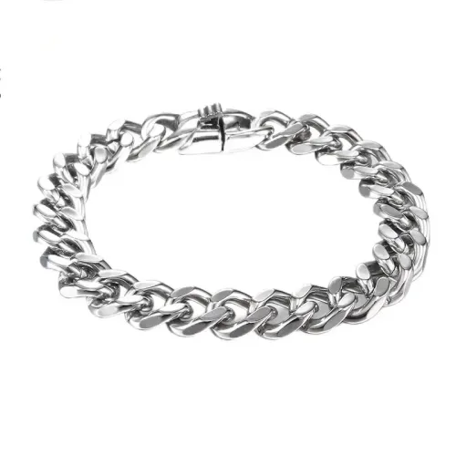 BTM596 Stainless steel men hip hop punk denim chain titanium steel bracelet jewelry