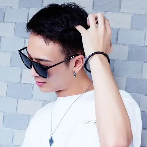 ETM81 Titanium Steel Round Earrings Trendy Hip Hop Jewelry for Fashion Forward