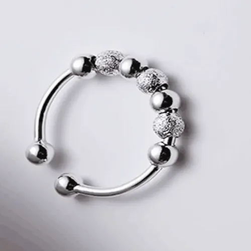 RTM945 Anti-Stress Anxiety Relief Rotating Ring Calming Spinner Jewelry