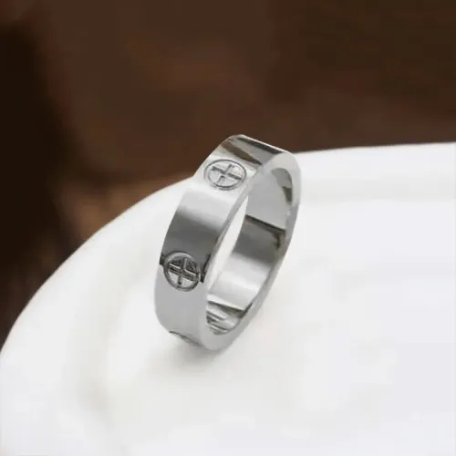 RTM2761 Engraved Cross Ring Spiritual Symbolism & Fashion Statement