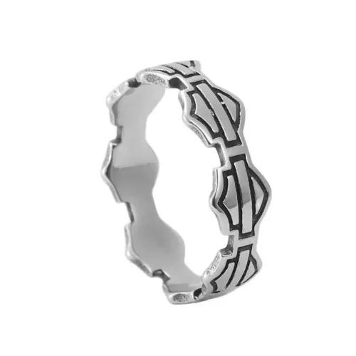 RTM1851 Viking Shield Stainless Steel Ring Durable Men's Jewelry Accessory