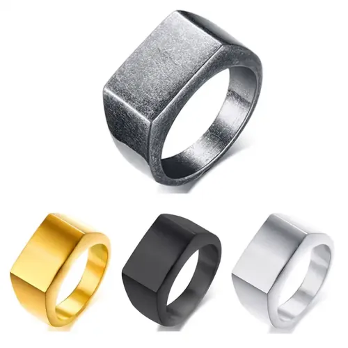 RTM174 Men's Stainless Steel Cast Ring Durable Fashion Band