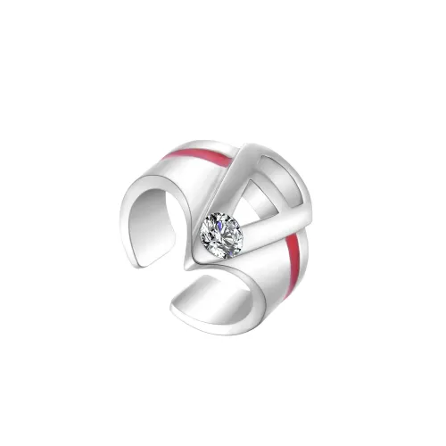 RTM2283 Superman Ace Transformation Ring Stainless Steel Zircon Kids Jewelry Gift