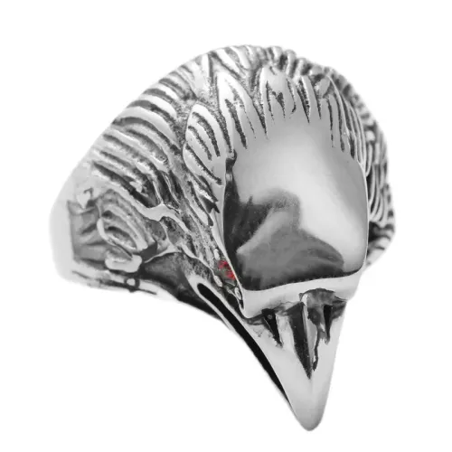 RTM1750 Punk Stainless Steel Eagle Ring Animal Jewelry for Men