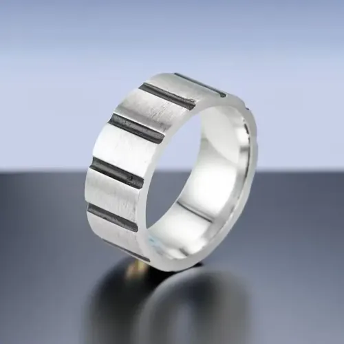 RTM702 Durable Stainless Steel Rings for Men Stylish & Masculine Bands