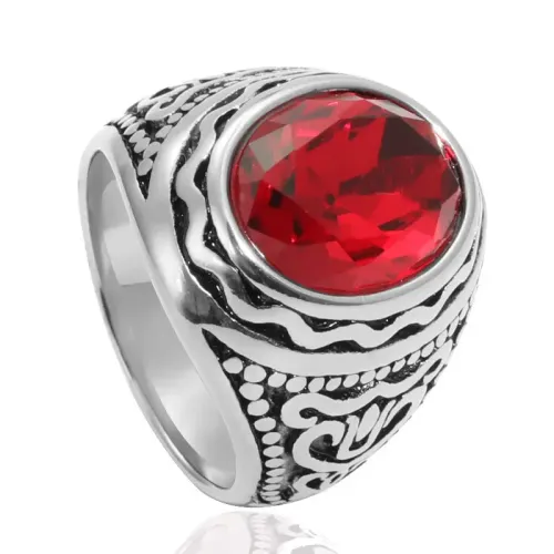 RTM2068 Durable Stainless Steel Band Ring for Men Sleek & Modern Accessory