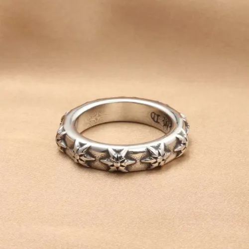 RTM1921 Six-Pointed Star Ring Stainless Steel Jewelry for Men & Women