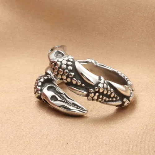 RTM1878 Eagle Claw Magic Ring Stainless Steel Jewelry for Bold Spirits