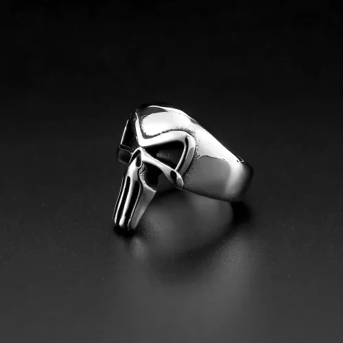 RTM2197 Punisher Skull Ring for Men Stainless Steel Punk Style Jewelry