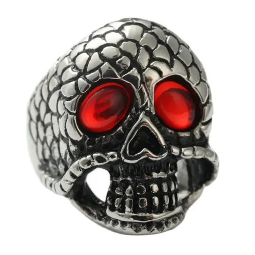 RTM1744 Multicolor Skull Ring Punk Stainless Steel Fashion Accessory for Men