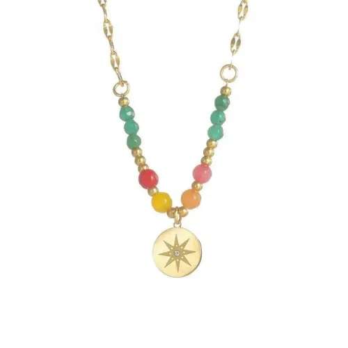 RTM2509 14K Gold-Plated Stainless Steel Ring Open Adjustable Women's Band