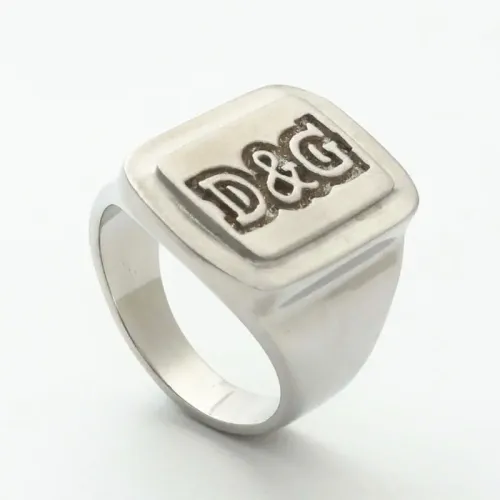 RTM2022 Punk Style Shiny Stainless Steel Ring English Jewelry for Men