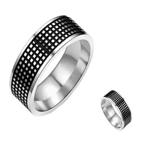 RTM899 Durable Men's Stainless Steel Rings Stylish & Modern Jewelry