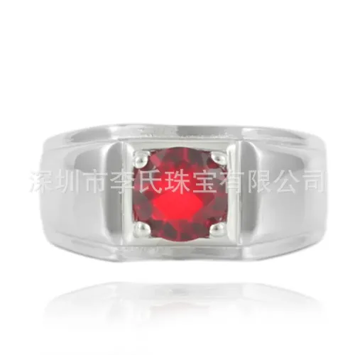 RTM1676 Multicolor Gemstone Ring for Women Stainless Steel Fashion Jewelry