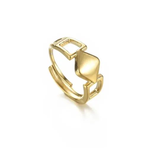 RTM2564 Adjustable C-Shaped Geometric S Ring Non-Fading Open Design