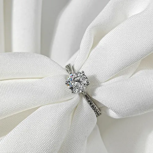 RTM2235 Elegant 1 Carat Zircon Super Fairy Ring Perfect Women's Wedding Jewelry