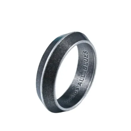 RTM2294 Nordic Swedish Triangle Ring Stainless Steel Couple's Band Jewelry