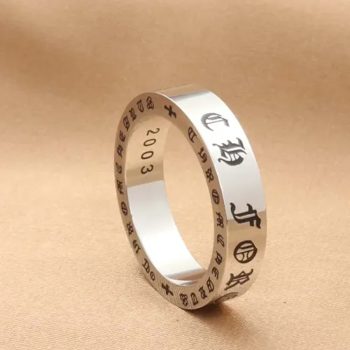 RTM1994 Stainless Steel Rune Ring Pattern Elegant Jewelry for Men