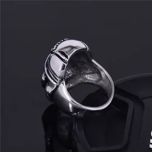 RTM326 Men's Chimpanzee Head Punk Ring Stainless Steel Ape Design Band