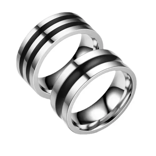 RTM925 Durable Men's Stainless Steel Rings Stylish & Modern Jewelry Collection