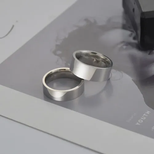 RTM1139 4MM 6MM 8MM Stainless Steel Couple Rings Perfect Matching Jewelry