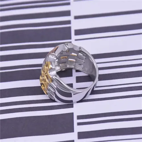 RTM207 Tri-Color Titanium Steel Bare Body Ring Trendy Women's Fashion Jewelry