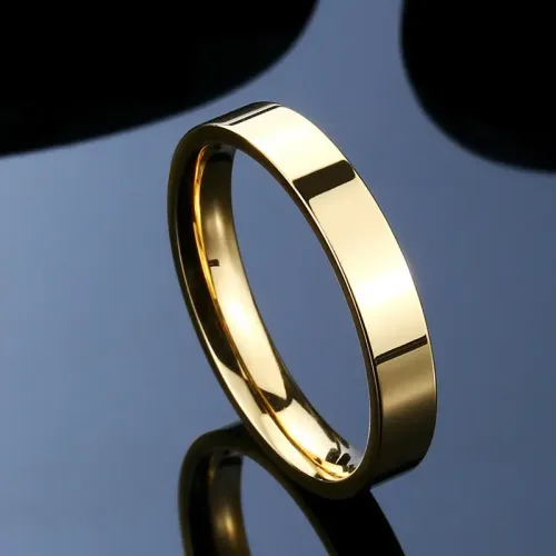 RTM2291 Unisex Electroplated Stainless Steel Ring Sleek Fashion Band