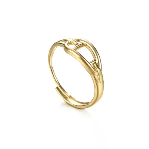RTM2568 Trendy Geometric Irregular Open Ring Stylish Statement Accessory