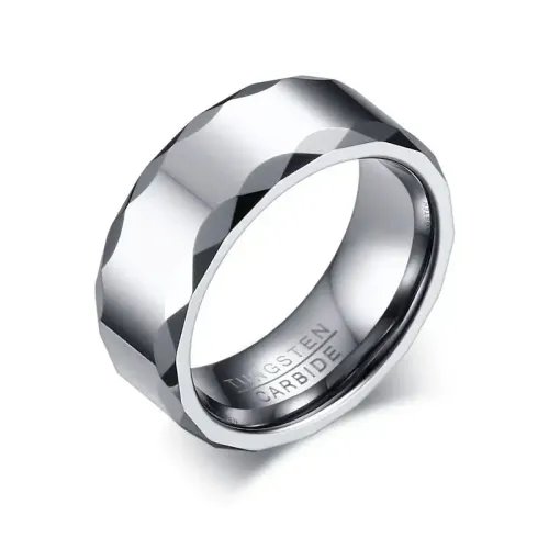 RTM105 Men's Tungsten Steel Ring Durable Jewelry for the Modern Man