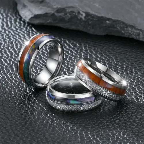 RTM728 Trendy Men's Stainless Steel Rings Durable,Modern & Elegant Designs