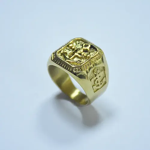 RTM272 Men's Pirate Anchor Stainless Steel Ring Nautical Jewelry