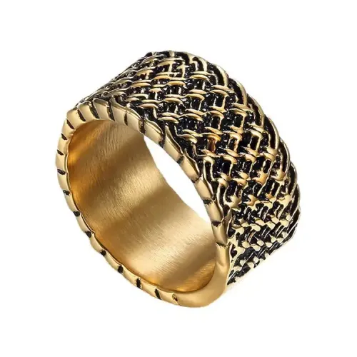 RTM313 Stainless Steel Trendy Men's Rings Fashionable Jewelry for Him