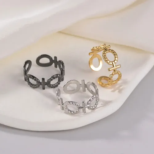 RTM1236 Adjustable Stainless Steel Women's Ring Hydraulic Opening,North American Jewelry