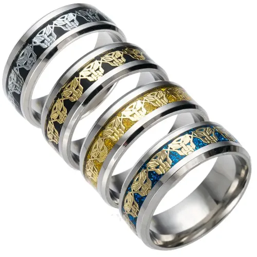 RTM1328 Men's Stainless Steel Rings Durable & Stylish Jewelry Accessories