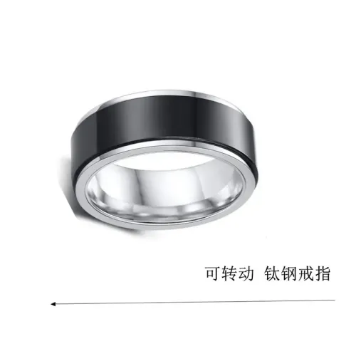 RTM821 Dual Layer Rotating Swivel Ring Premium Stainless Steel Spinner Band