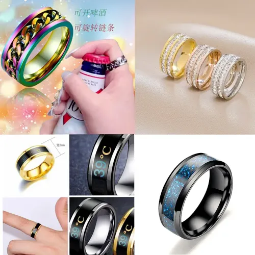 RTM994 Stainless Steel Rings for Men & Women Timeless Jewelry Collection