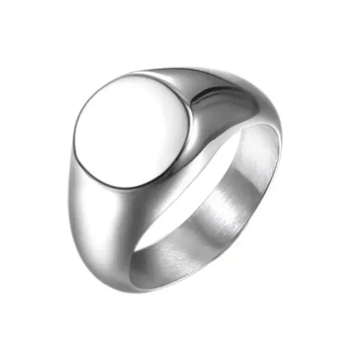 RTM575 Men's Titanium Steel Ring Durable Stainless Steel Jewelry for the Modern Man