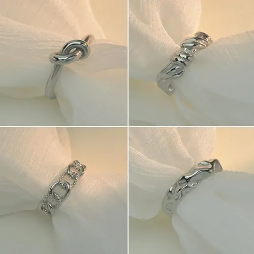 RTM2481 Stainless Steel Open Ring for Couples Adjustable S Band