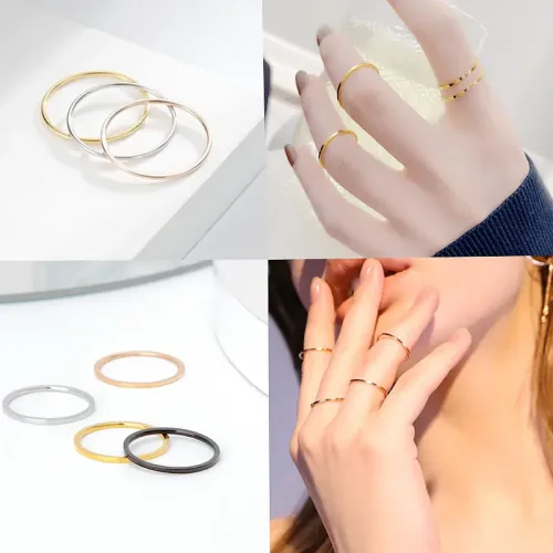 RTM1036 1MM Plain Ring Set for Couples Ideal Matching Distribution Product