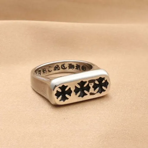 RTM1553 Stainless Steel Flat Cross Ring Sleek Unisex Jewelry Accessory