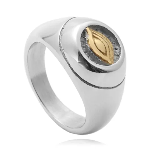 RTM1688 Women's Eye Ring Punk Style Stainless Steel Fashion Accessory