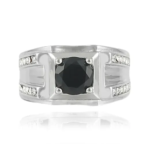 RTM1672 Elegant Multicolor Gemstone Ring for Women Stainless Steel Band