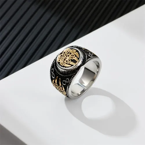 RTM2201 Bear Claw Viking Ring Nordic Inspired Stainless Steel Jewelry for Men