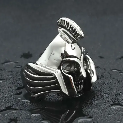 RTM2007 Punk Knight Stainless Steel Ring Trendy Jewelry for the Modern Rebel