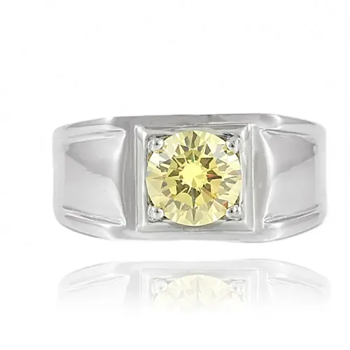 RTM1662 Multicolor Gemstone Ring for Women Stainless Steel Fashion Accessory