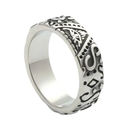 RTM1966 Masonic Stainless Steel Ring Durable Men's Freemason Jewelry
