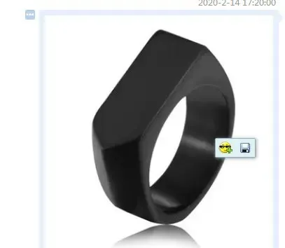 RTM2056 Punk Defense Stainless Steel Band Ring for Men Edgy Accessory